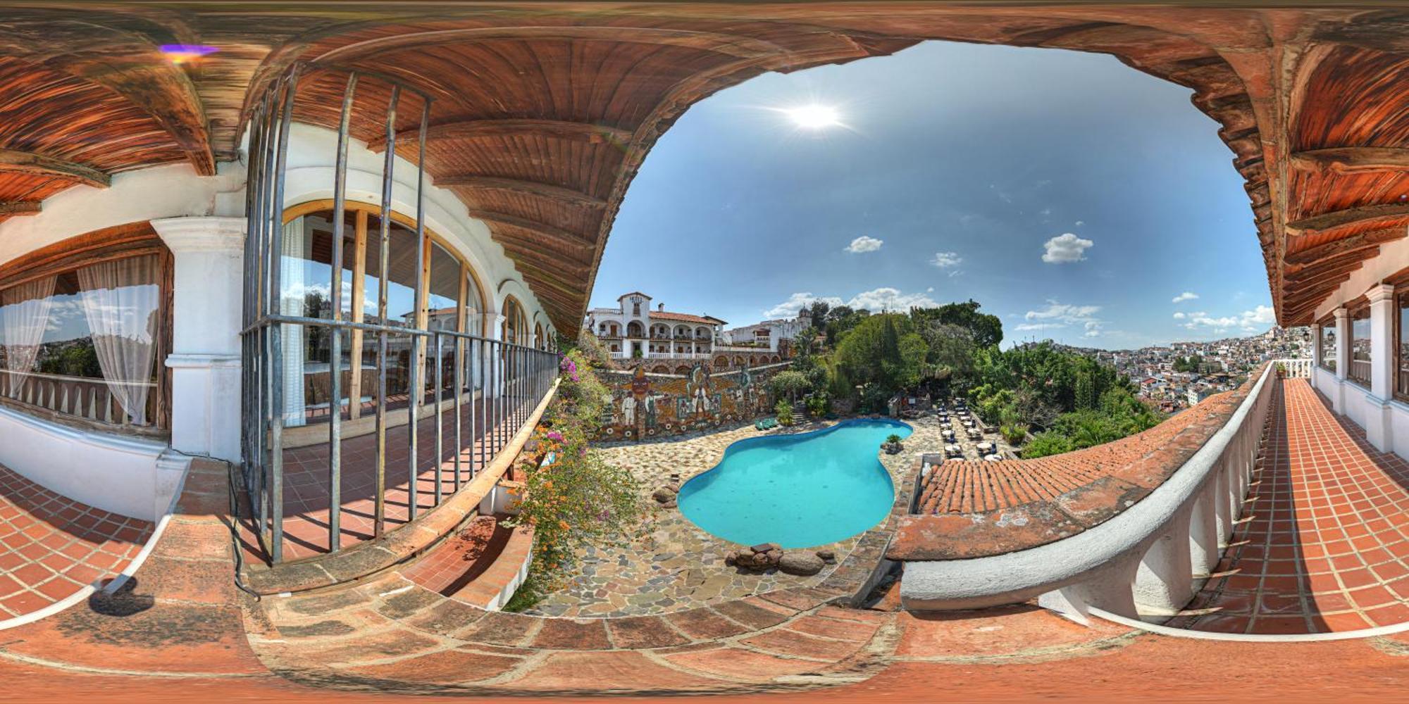 Posada De La Mision, Hotel Museo Y Jardin 태스코 데 알라르콘 외부 사진